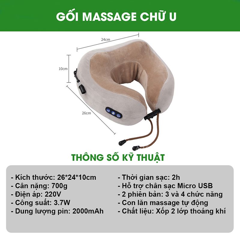Máy Massage Cổ Vai Gáy, Mát Xa Xung Điện Cùng 5 Đầu Rung Takara Trị Liệu Nhức Mỏi JT88