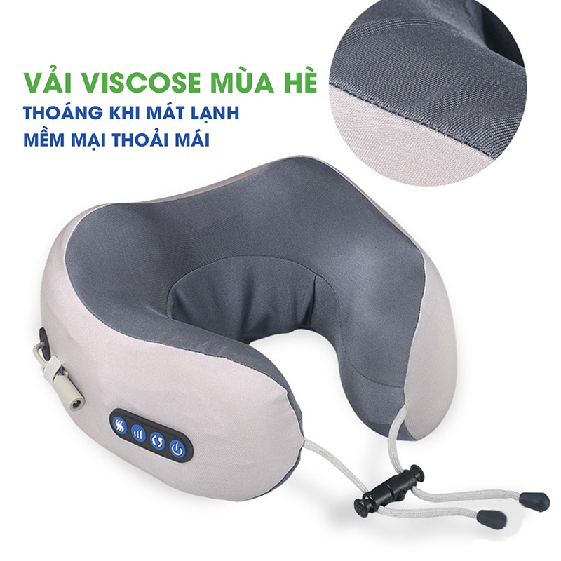 Máy Massage Cổ Vai Gáy, Mát Xa Xung Điện Cùng 5 Đầu Rung Takara Trị Liệu Nhức Mỏi JT88