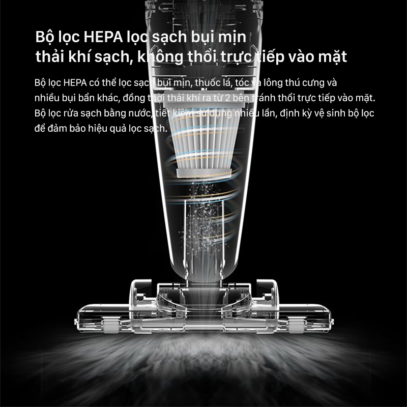 Máy Hút Bụi Cầm Tay Deerma Vacuum Cleaner - DX118C - Hàng chính hãng